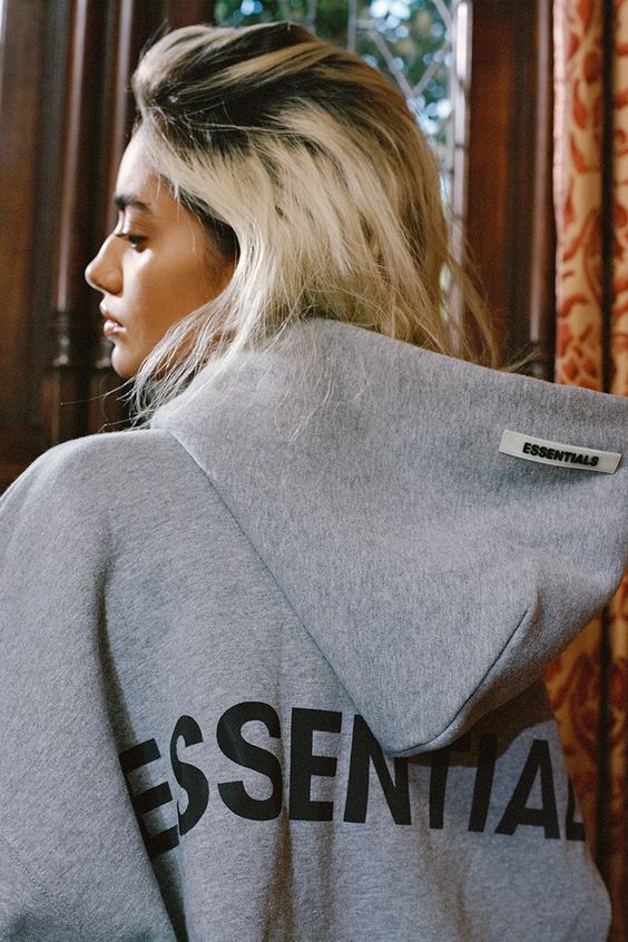 Grey Essentials Hoodie