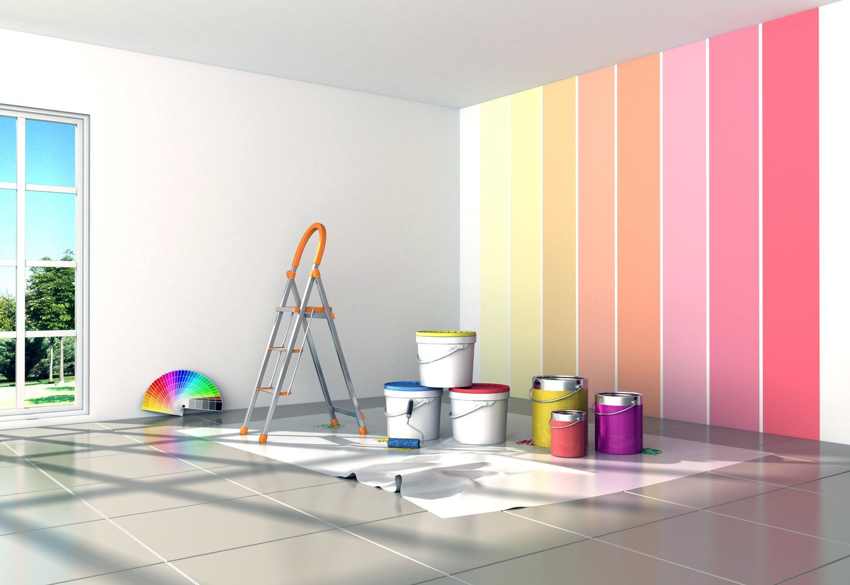 Dubai wall paint services