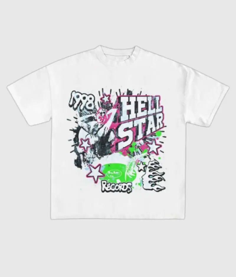 Hellstar-1998-Records-T-Shirt-Wh