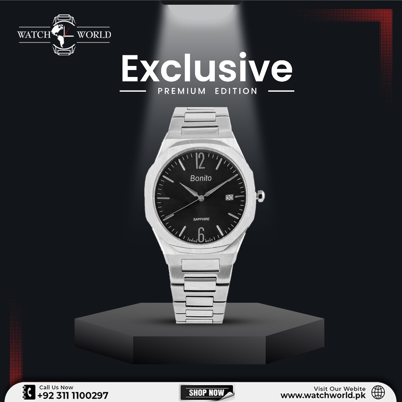 Bonito Watches for men in Pakistan