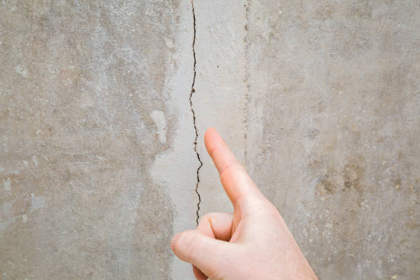 cracks in concrete