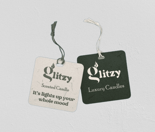 Candle Tags Labels